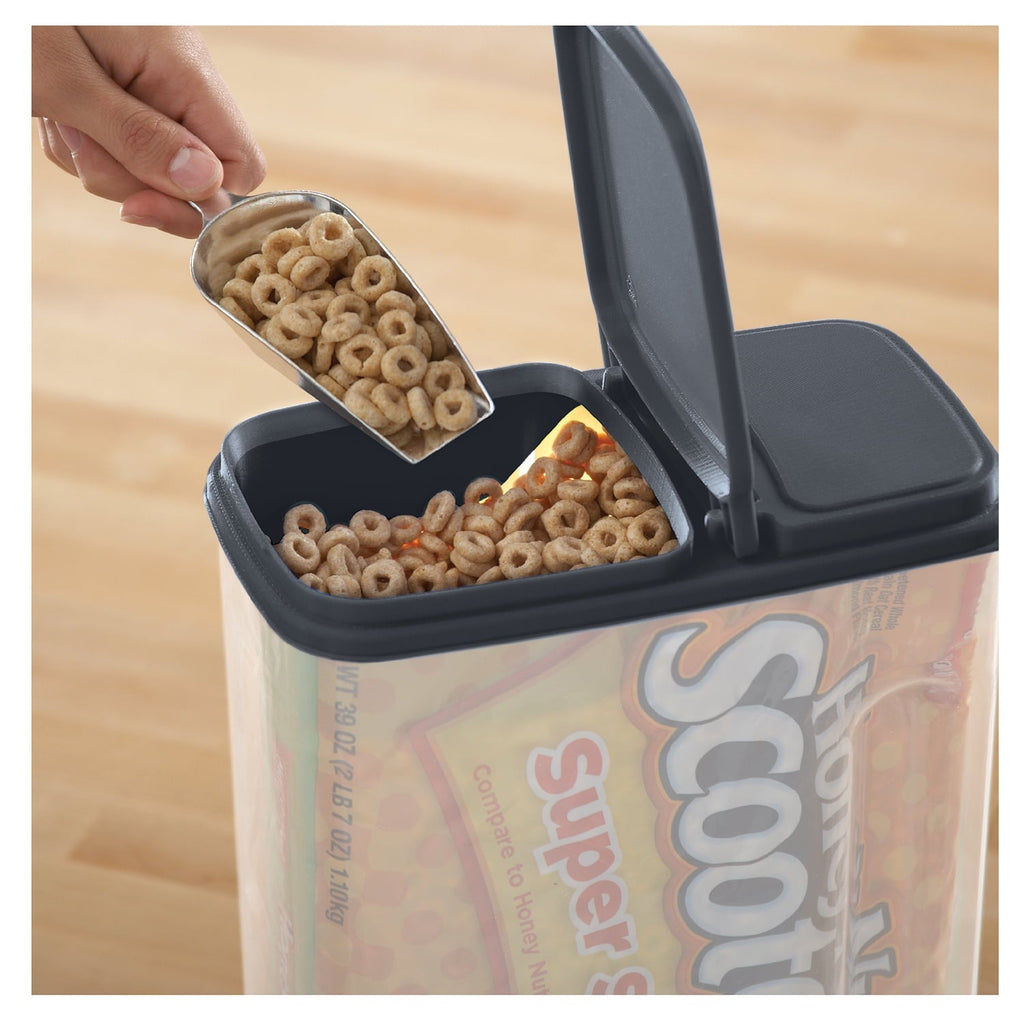 Playful Geometric Plastic Cereal Dispenser with Lid, 32 Cup Airtight Cereal Storage Container for Pantry Organization and Dry Foo... - Deliciously Soft Cupcake Sensory Glob Detail