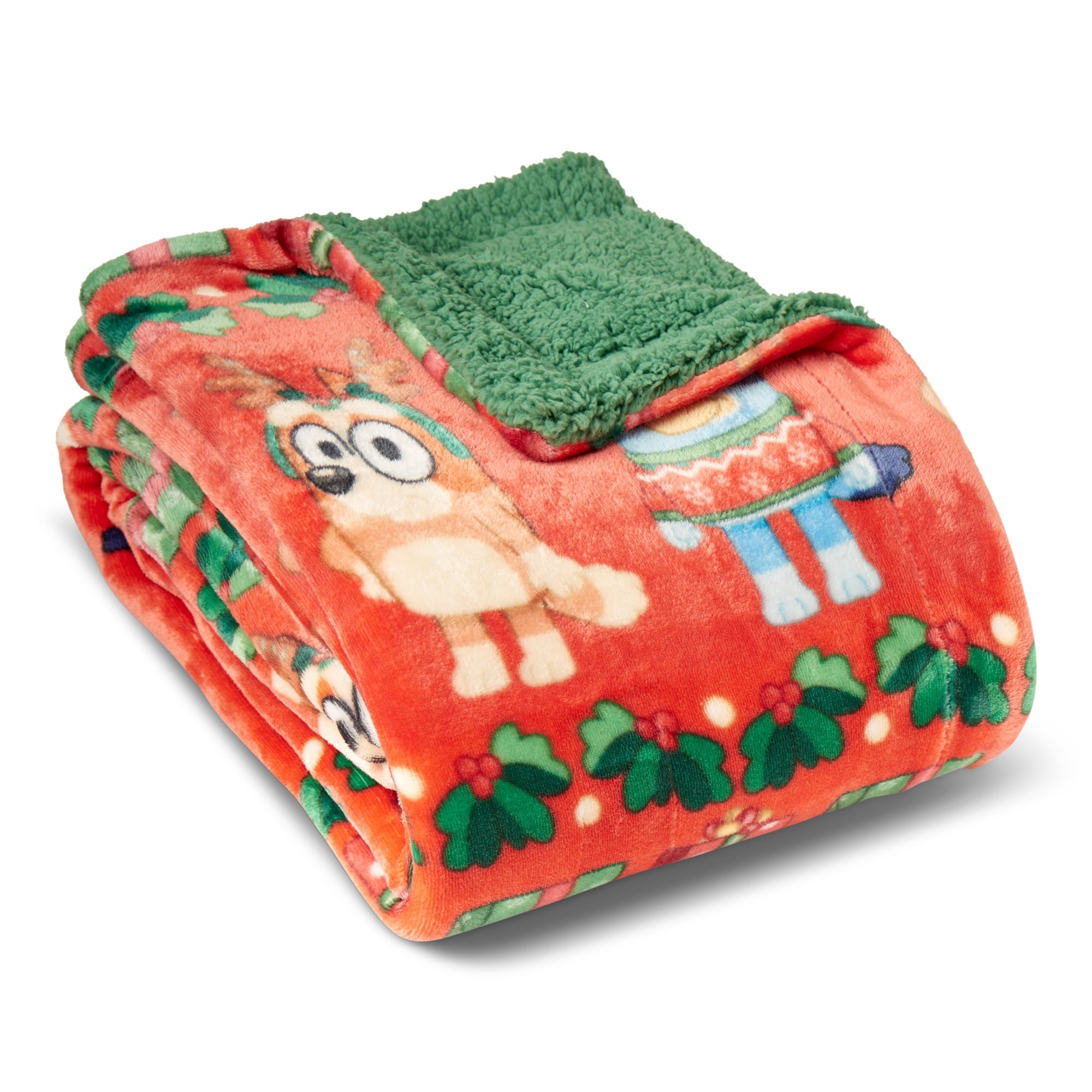 Super Soft Flannel Holidays are Nice Silk Touch Throw Blanket with Sherpa Reverse 50 x 60 inches - Lightweight Plush Warm Blanket for All Seasons Detail