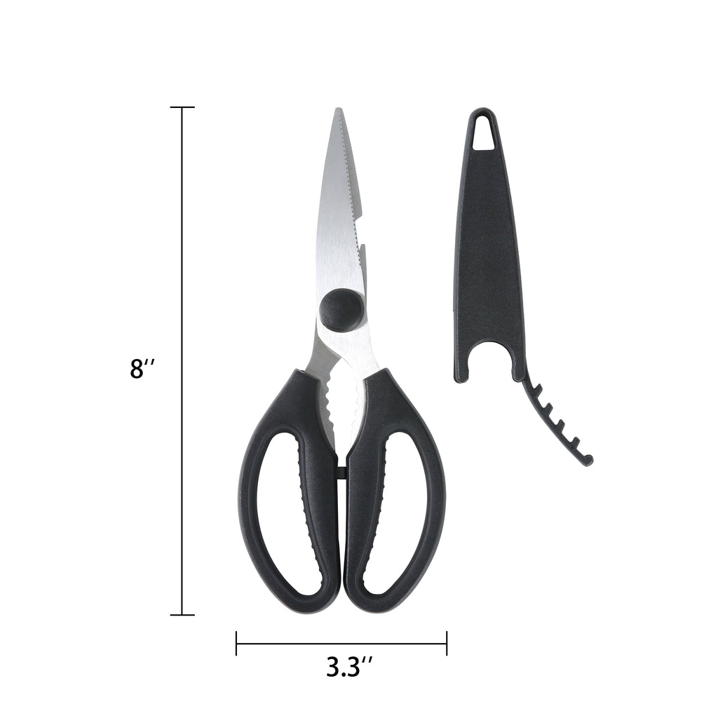 Time-Saving Stainless Steel Multi-Purpose 8.6in Kitchen Shears - Innovative Kitchen Helper for Modern Cooking Detail