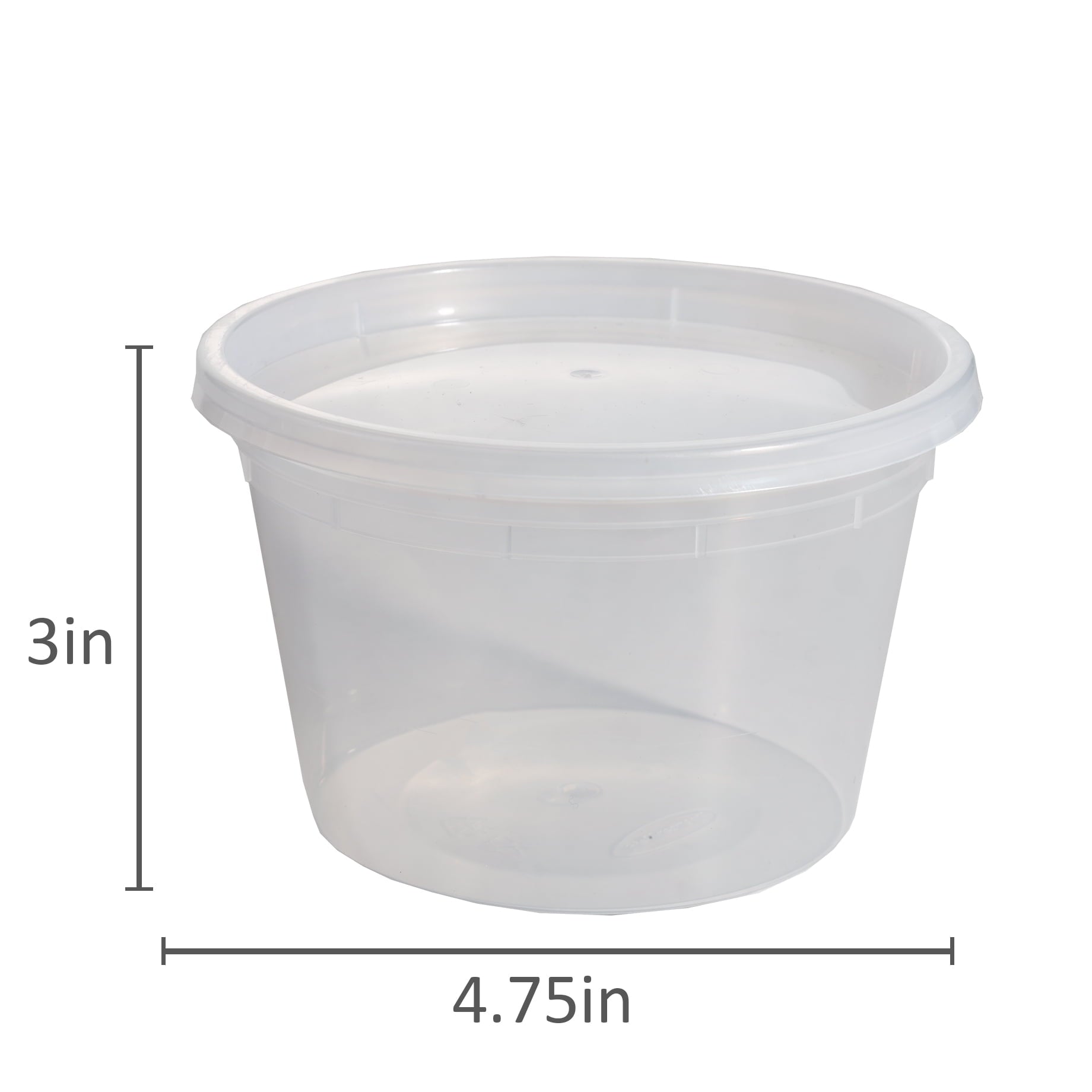 Sweet Treat Shaped 40 Piece 16oz Plastic Deli Container, Ideal Use for Meal Prep and Batch Cooking - Squishy Dohnut Sweet Treat Shaped Stress Toy Detail