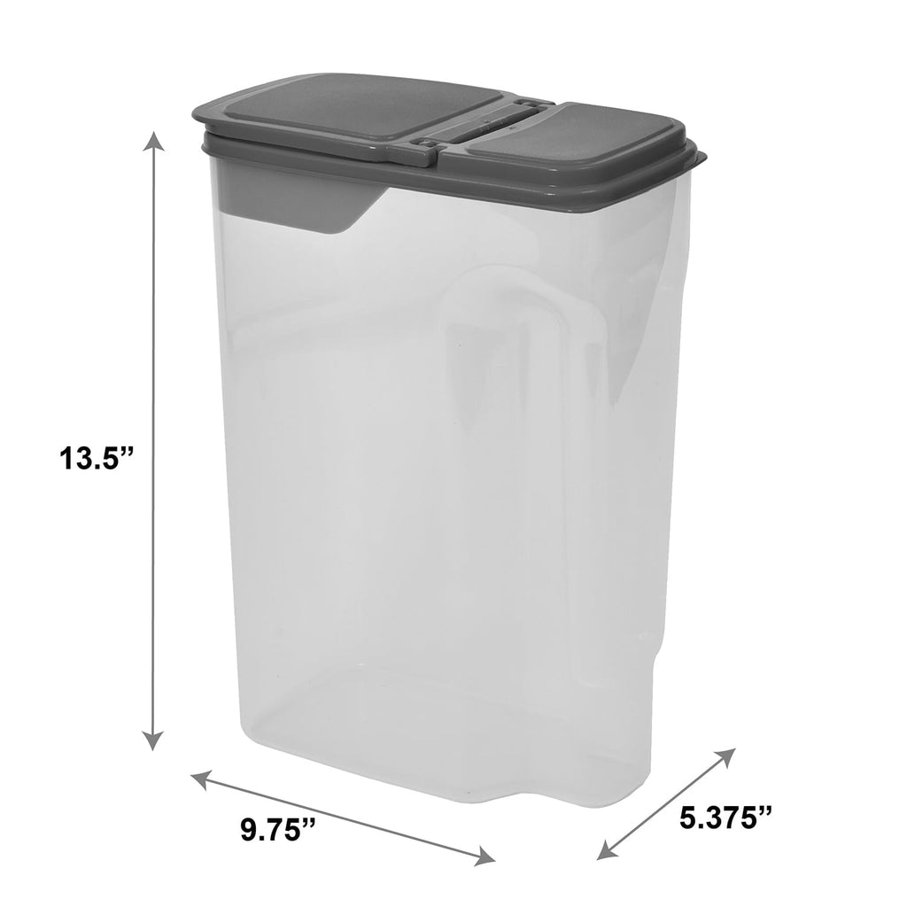Playful Geometric Plastic Cereal Dispenser with Lid, 32 Cup Airtight Cereal Storage Container for Pantry Organization and Dry Foo... - Deliciously Soft Cupcake Sensory Glob Detail