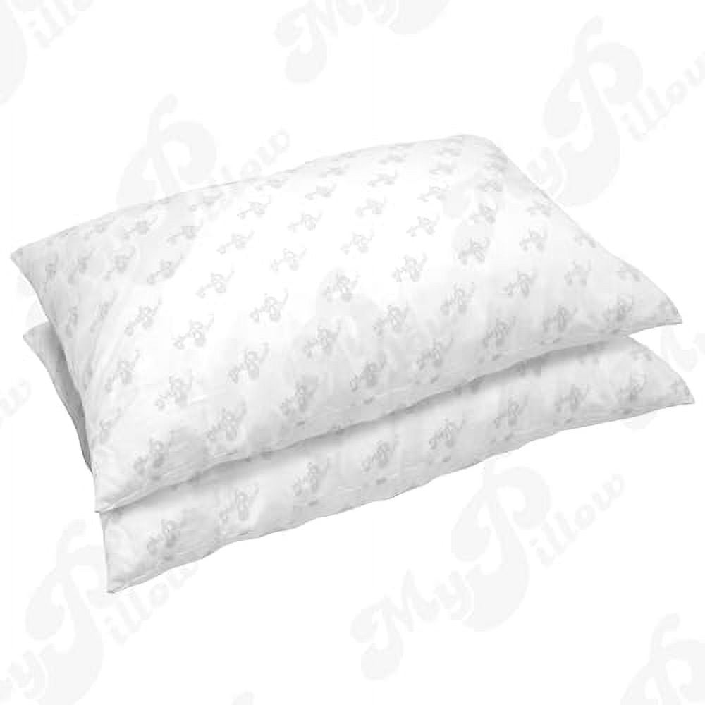 Fluffy Shredded Bedding Bed Pillows for Sleeping Standard Size, Set of 2, Back, Stomach or Side Sleepers - Classic Pillow (Standard, ... - Ergonomic Memory Foam Pillow for Neck Pain Support Detail
