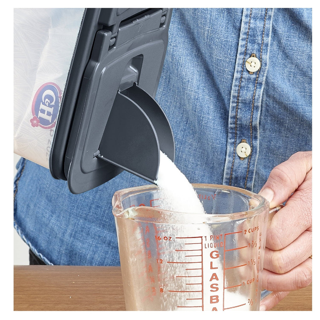 Fun Food Fidget 3.5 QT Plastic Food Dispenser, Clear with Gray Lid (1 Each) 7.5" L x 3.75" W x 9.25" H, Designed to Help wi... - Fun Food Fidget Cookie Squishable Toy Detail