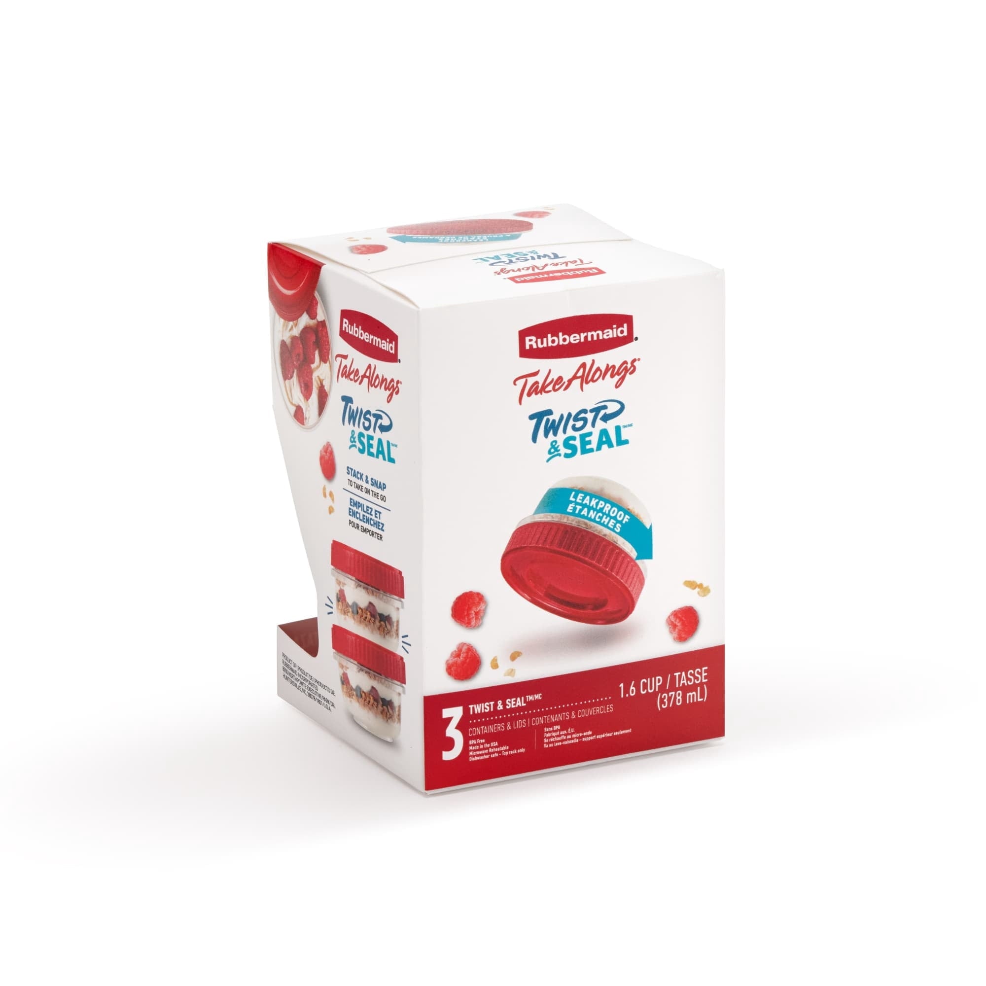Fun Food Fidget (3 pack) & Seal 1.6-Cup Food Storage Containers, Ruby Red, 3 pack - Deliciously Soft Cupcake Sensory Glob Detail