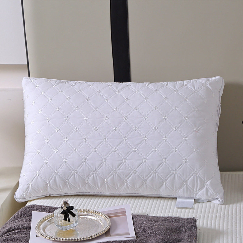 Fluffy Shredded Hotel Grade Extra Soft Pillows Queen Size Set of 2 Supportive Bed Pillow for Back Side and Stomach Sleepers, Breathab... - Hotel Quality Plush Sleeping Pillows Detail