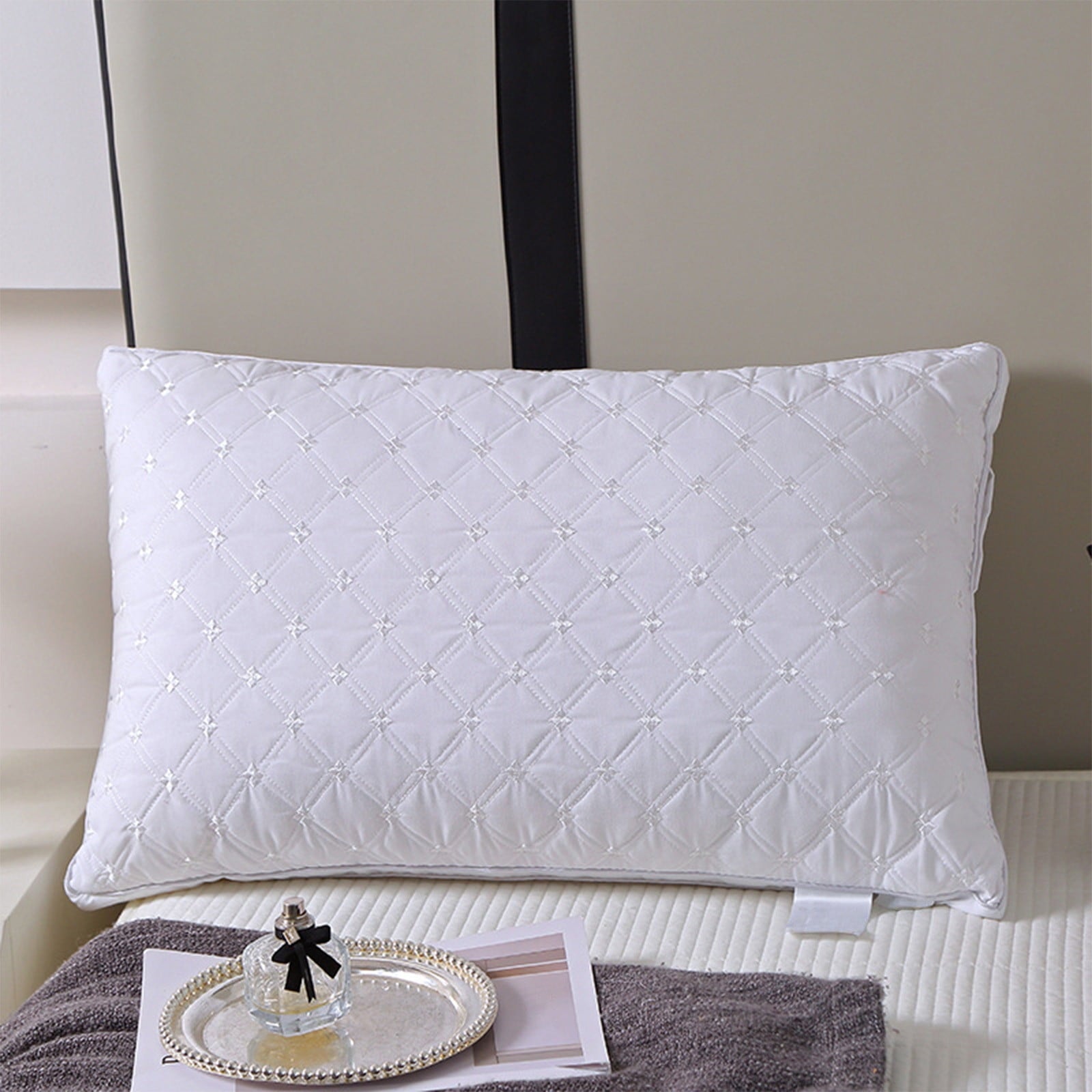 Fluffy Shredded Hotel Grade Extra Soft Pillows Queen Size Set of 2 Supportive Bed Pillow for Back Side and Stomach Sleepers, Breathab... - Hotel Quality Plush Sleeping Pillows Detail
