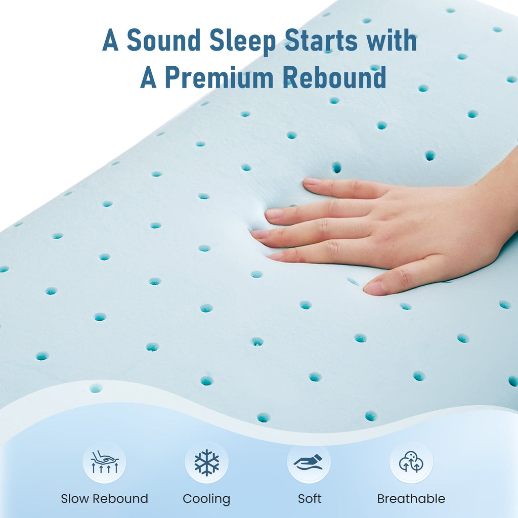 Decorative Plump Memory Foam Pillow for Bed, Cooling Pillow with Extra Height Pad, Supportive Bed Pillow for Side, Back & Hot Sleepers... - Hotel Quality Plush Sleeping Pillows Detail