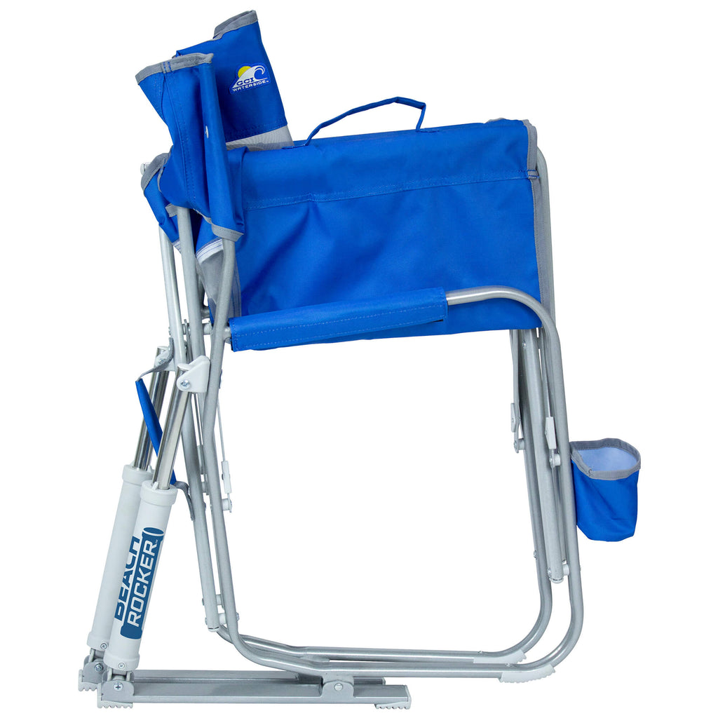 Premium All-Weather Beach Rocker Bundle - Choice 773 - Patented Spring-Action Rocking Chair for Camping Detail