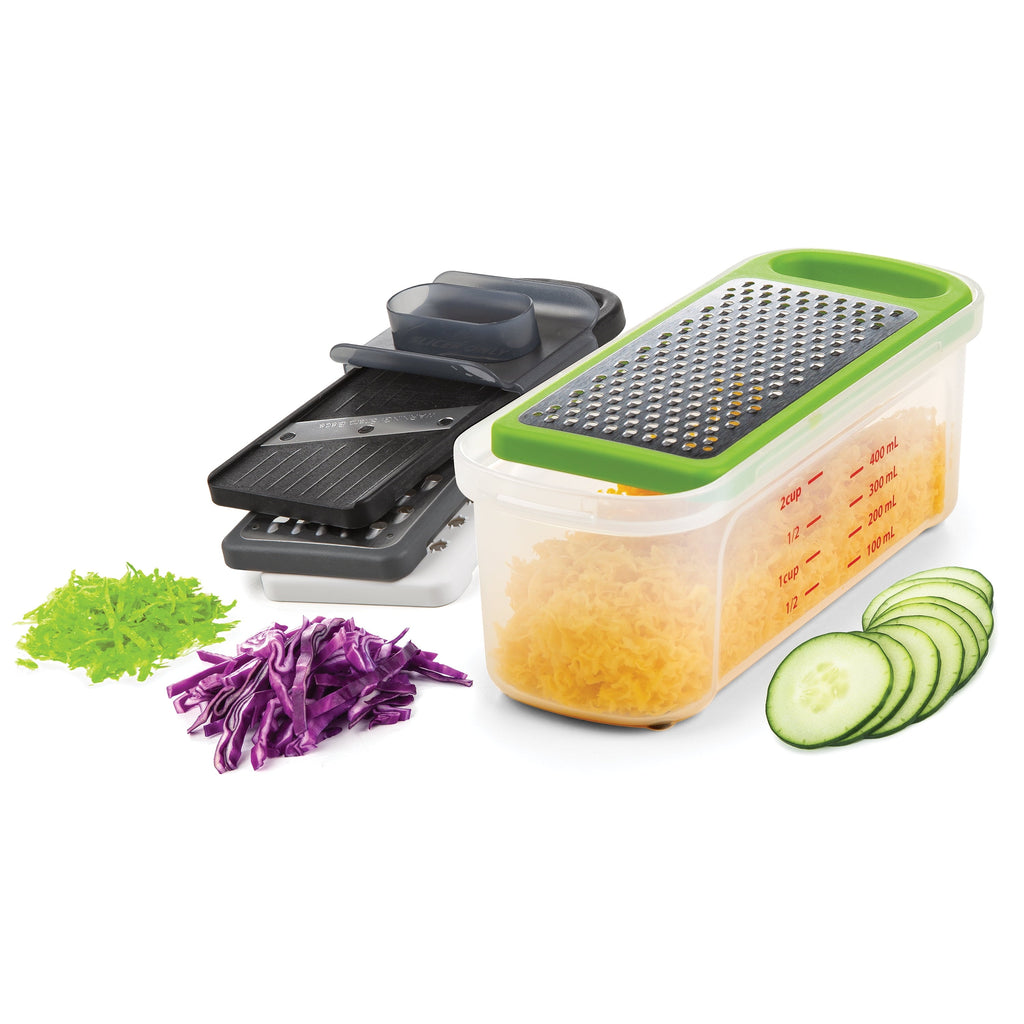 Time-Saving Compact Grate & Slice Set - Kitchen Gadget Tool for Quick Food Prep Detail