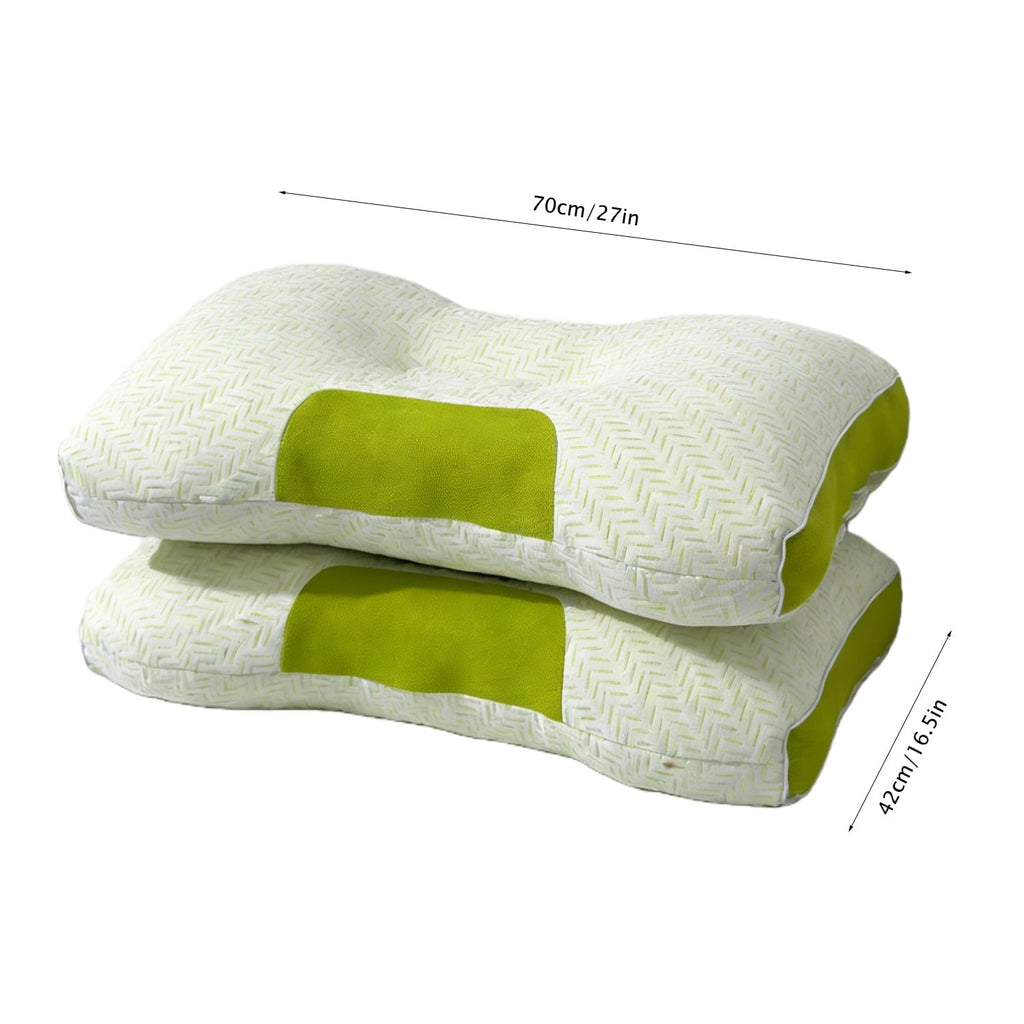 Fluffy Shredded 2-Pack Bamboo Fiber Bed Pillow (29.13" x 18.9") - A-Class Safe and Cooling - Hotel Quality Plush Sleeping Pillows Detail