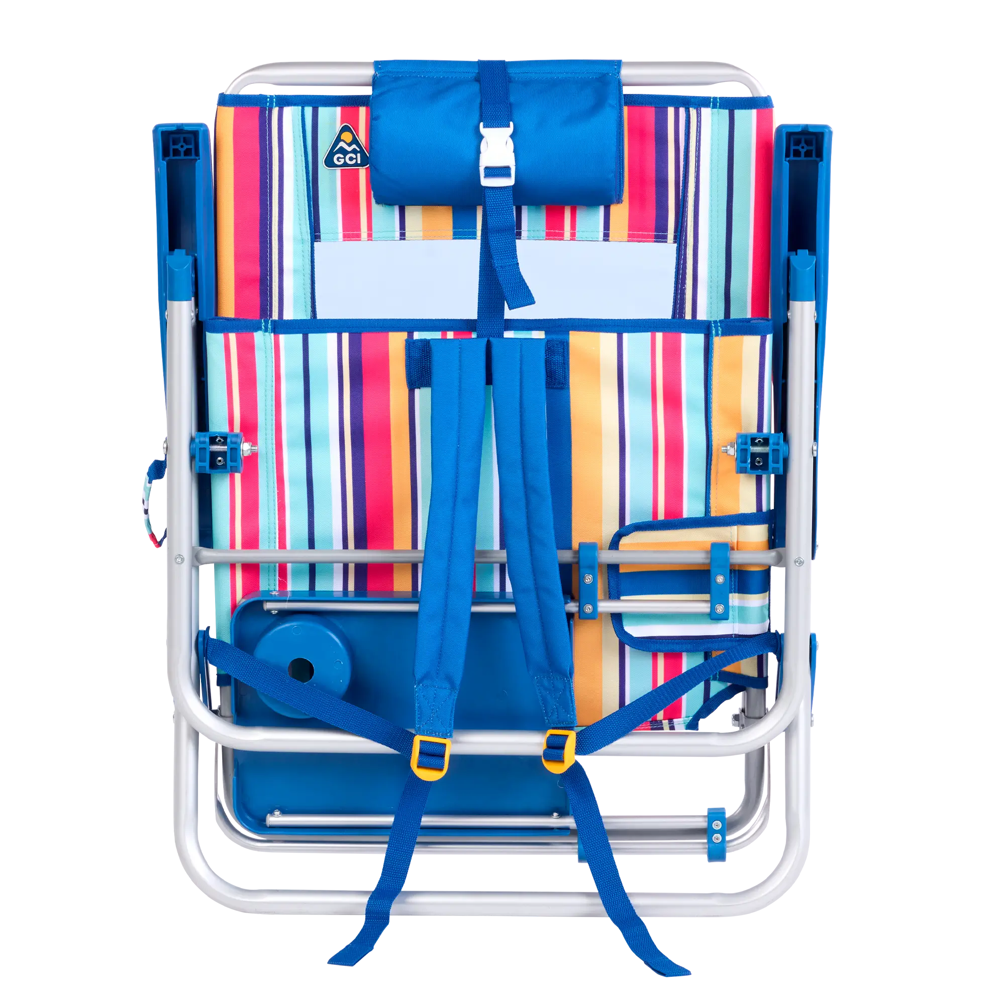 Backpack Travel Big Surf with Slide Table - Choice 334 - Rust-Resistant Aluminum Sand-Friendly Lounge Chair Detail