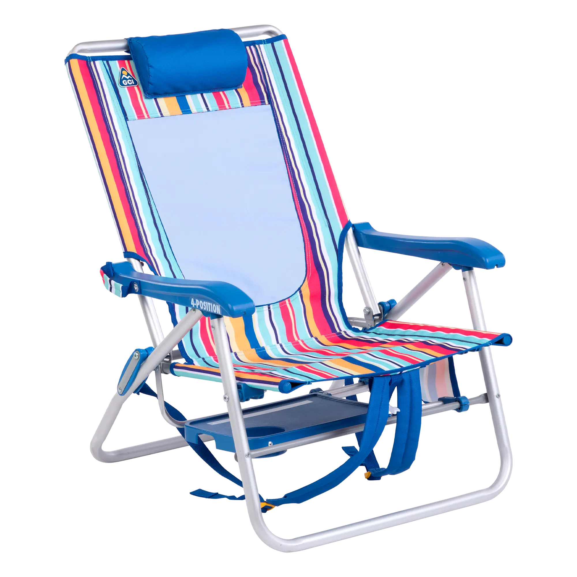 Backpack Travel Big Surf with Slide Table - Choice 334 - Rust-Resistant Aluminum Sand-Friendly Lounge Chair Detail