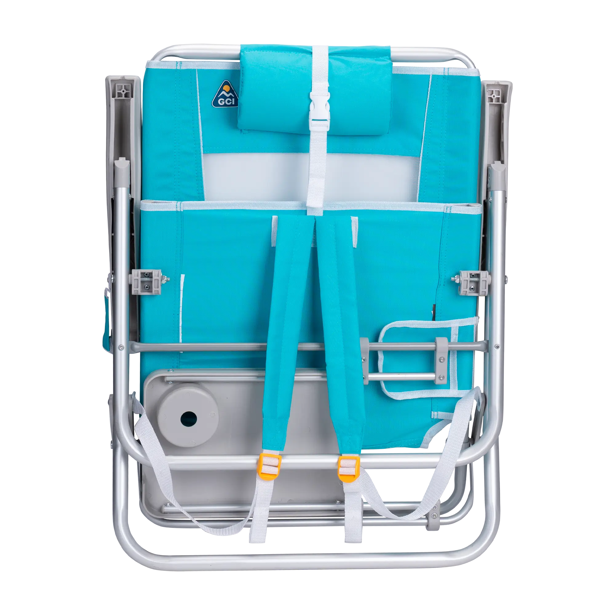 Backpack Travel Big Surf with Slide Table - Choice 334 - Rust-Resistant Aluminum Sand-Friendly Lounge Chair Detail