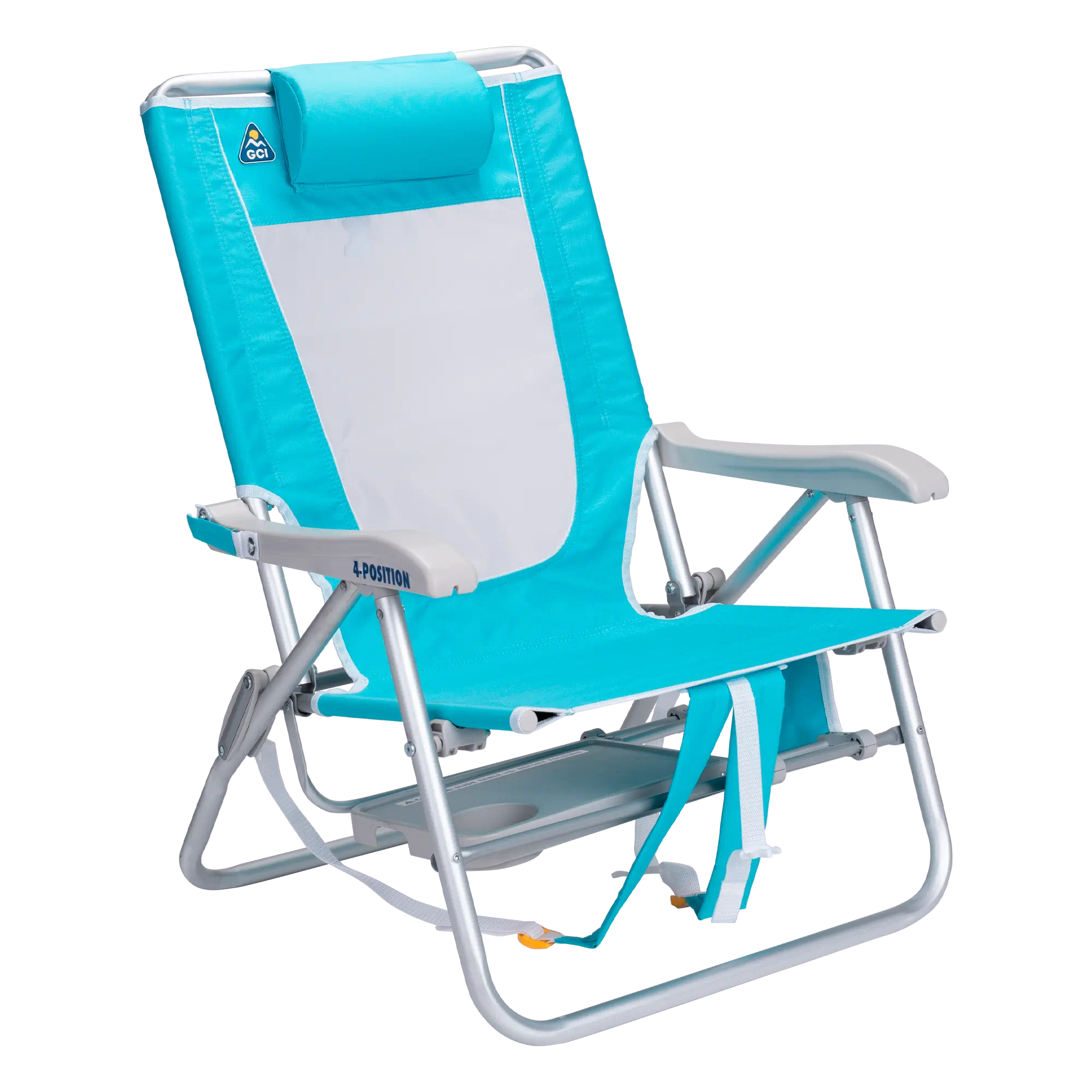 Backpack Travel Big Surf with Slide Table - Choice 334 - Rust-Resistant Aluminum Sand-Friendly Lounge Chair Detail
