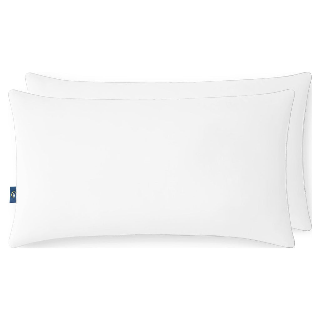 Orthopedic Support Endless Comfort Bed Pillow, King, 2 Pack - Decorative Throw Pillow Cushion for Sofa & Bed Detail