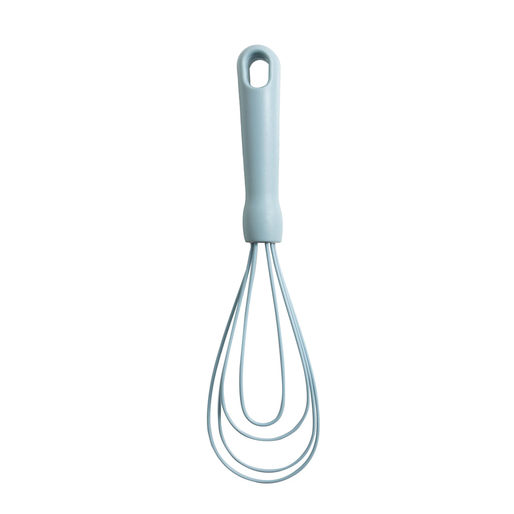 Premium Kitchen 3-Piece Silicone Whisk Set, 10.5"/10.4"/9.6" L, Blue Color - Premium Stainless Steel Garlic Presser & Peeler Detail