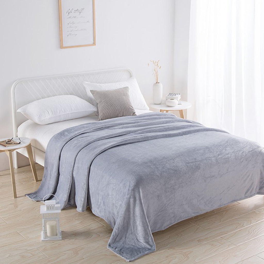 Reversible Sherpa Under $5 Flannel Blanket 27.56X39.37 Inches Blanket Soft Cozy Throw Blanket for Couch, Bed, Household Blanket for All... - Super Soft Reversible Sherpa Flannel Blanket Detail