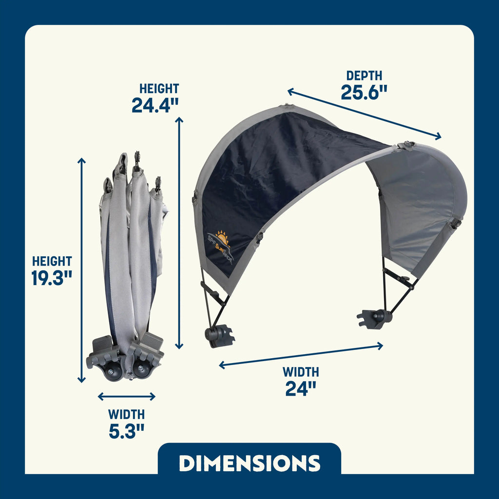 Portable Canopy SunShade Accessory - Choice 361 - SunShade Canopy for Beach & Camping Detail