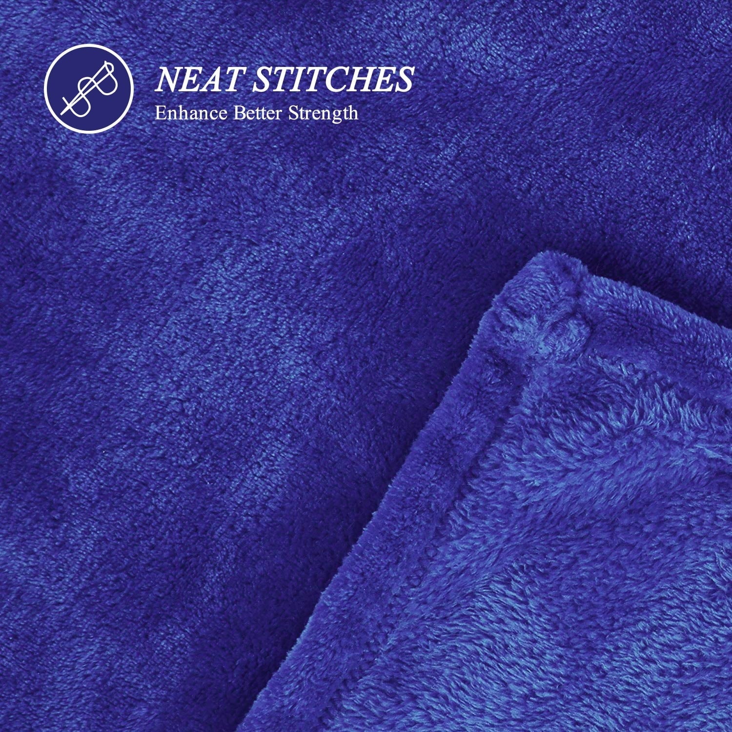 Lightweight Warm Large Navy Fleece Throw Blankets, Throw Size Soft Fuzzy Blanket for Women Men and s, All Season Lightweight Microfibe... - Luxury Knitted Decorative Throw Blanket with Fringes Detail