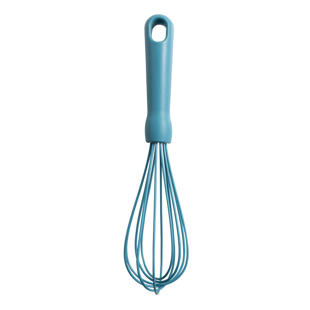 Premium Kitchen 3-Piece Silicone Whisk Set, 10.5"/10.4"/9.6" L, Blue Color - Premium Stainless Steel Garlic Presser & Peeler Detail