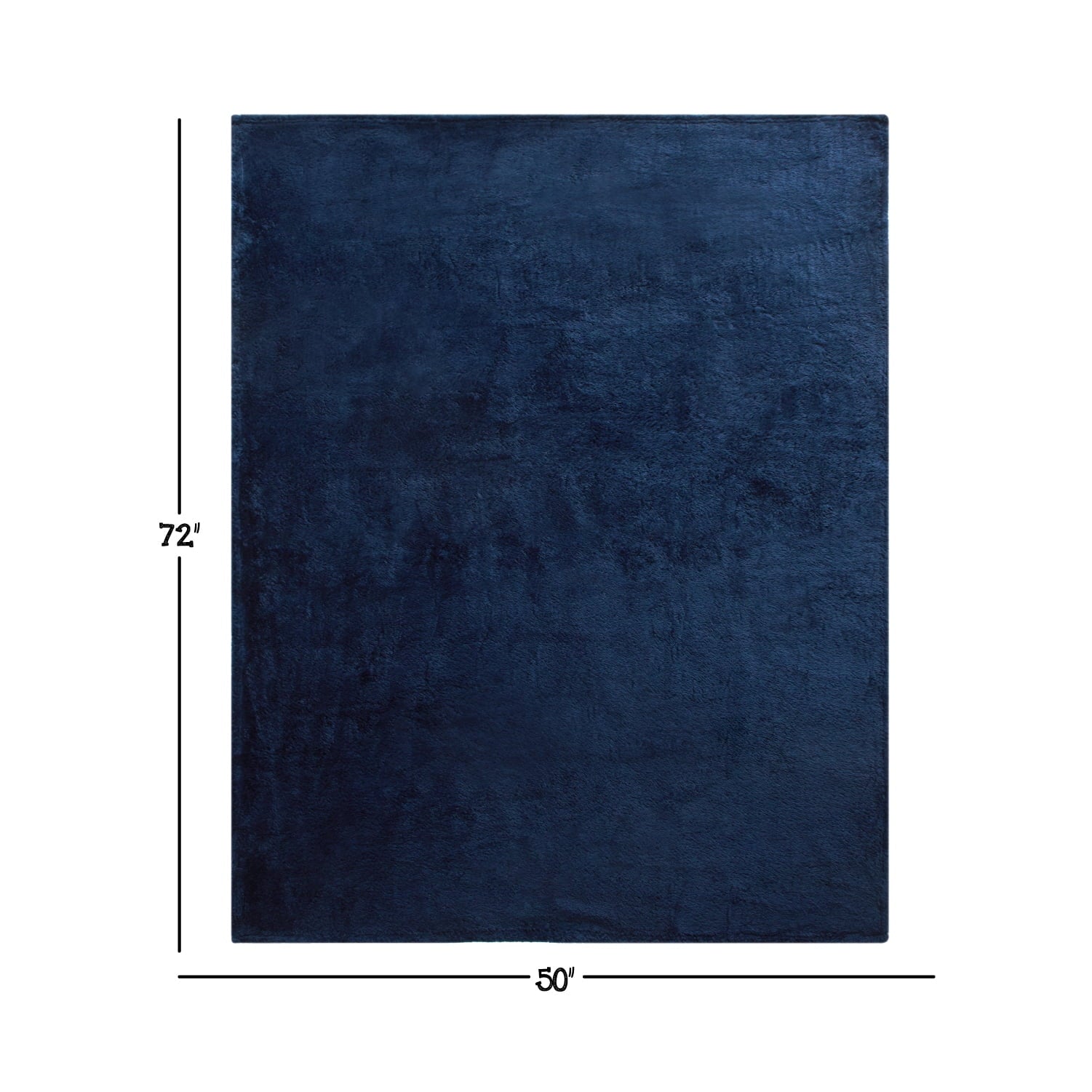 Lightweight Warm Soft, Navy Blue, Oversized, Fuzzy, Throw Blanket for Kids, 72 x 50 inches - Lightweight Plush Warm Blanket for All Seasons Detail
