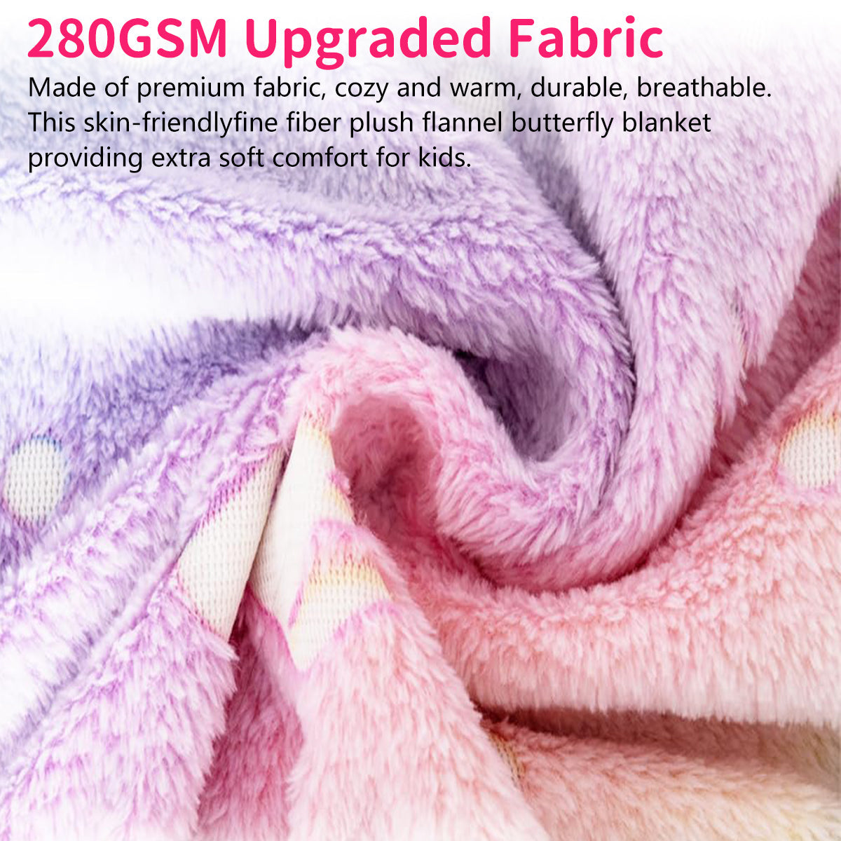 Super Soft Flannel Glow in The Dark Pony Blanket for Kids, 50"x60" Soft Cozy Luminous Flannel Blanket, Christmas Birthday Gift for Girls... - Cozy Fleece Throw Blanket for Couch & Bed Detail