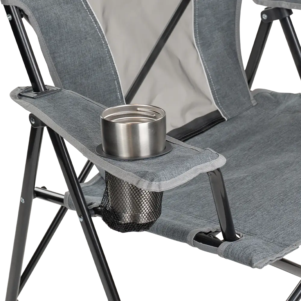 Lightweight Messenger Comfort Quad Chair - Choice 989 - Pico Compact Folding Camp Chair with Carry Bag Detail