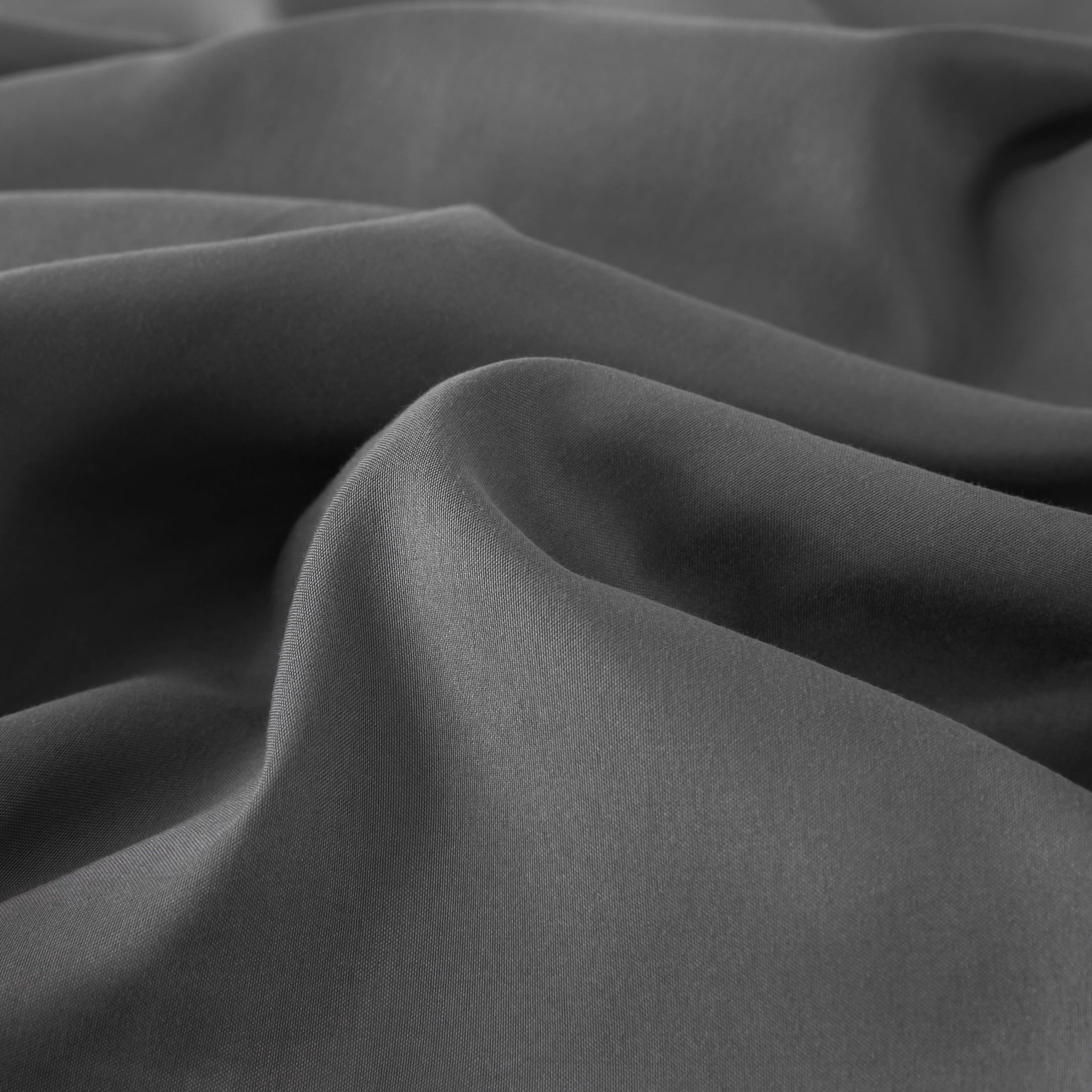 Premium Egyptian Cotton Sheet Set Twin Size Gray, 3 Pieces 140 GSM Brushed Elastic Fitted Soft & Cozy Bed Sheets Set with Deep Pocket - Cooling Hotel Quality Bedding Sheets and Pillowcases Detail