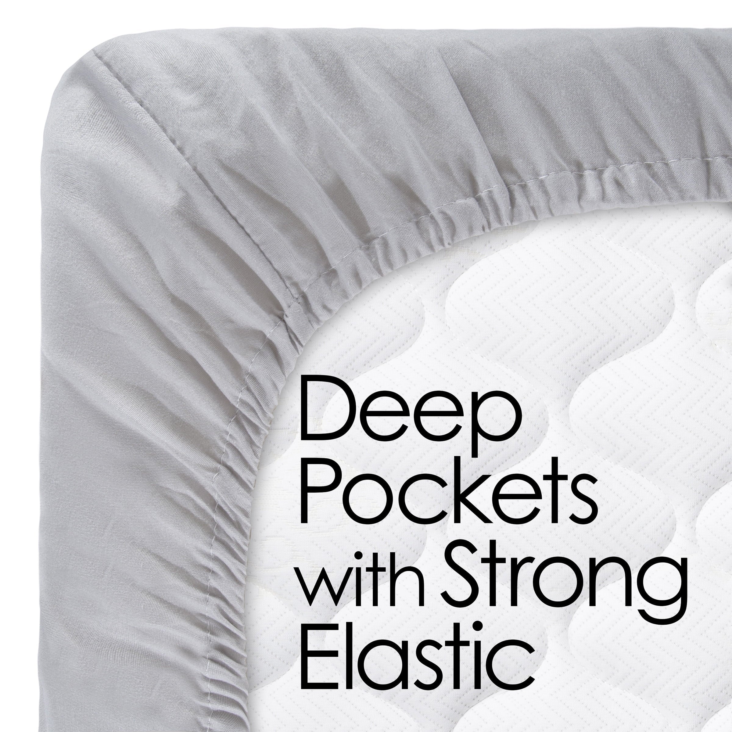 Premium Egyptian Cotton Set- 3 Piece Bed Linens-Fitted & Flat s, Plus A Pillowcase-Wrinkle, Stain & Fade Resistant (Twin, White) - Luxury Bed Sheet Set with Deep Pockets Detail
