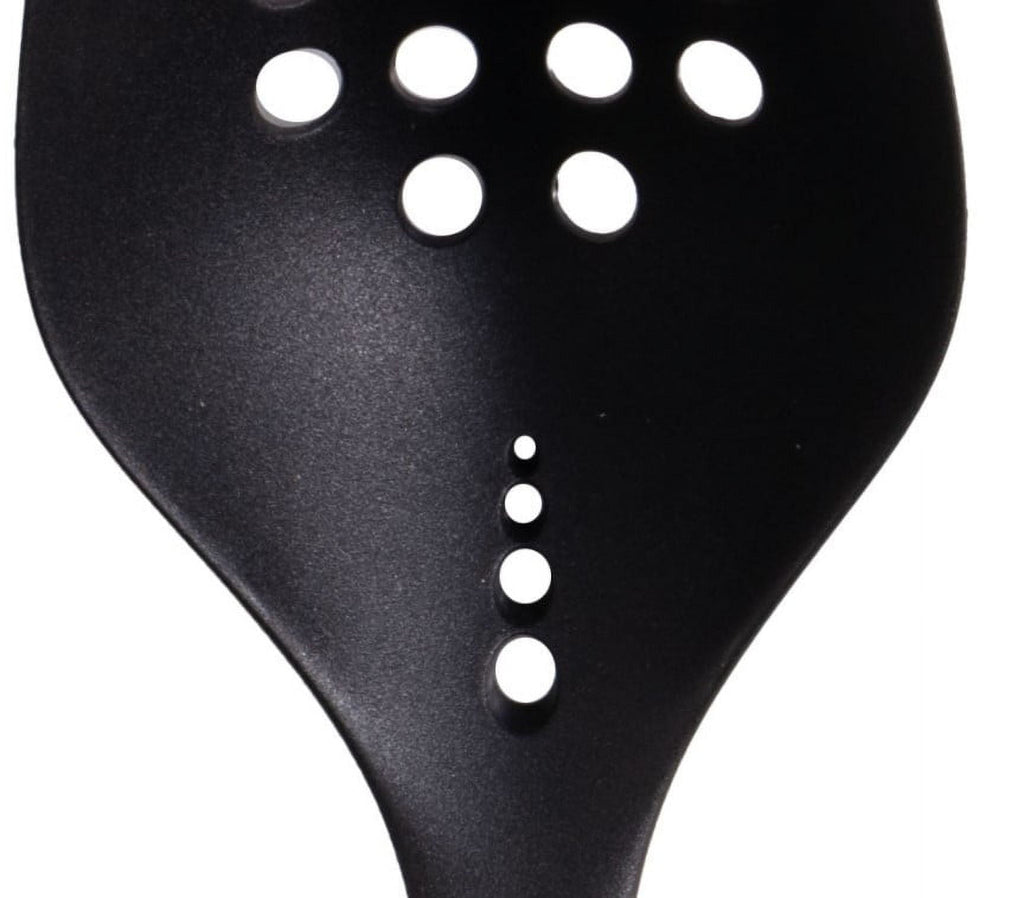 Durable Steel Cooking Spoon with Bamboo Handle, 12.6"2.7", & Bamboo, Black - Heavy Duty Stainless Steel Kitchen Shears Detail