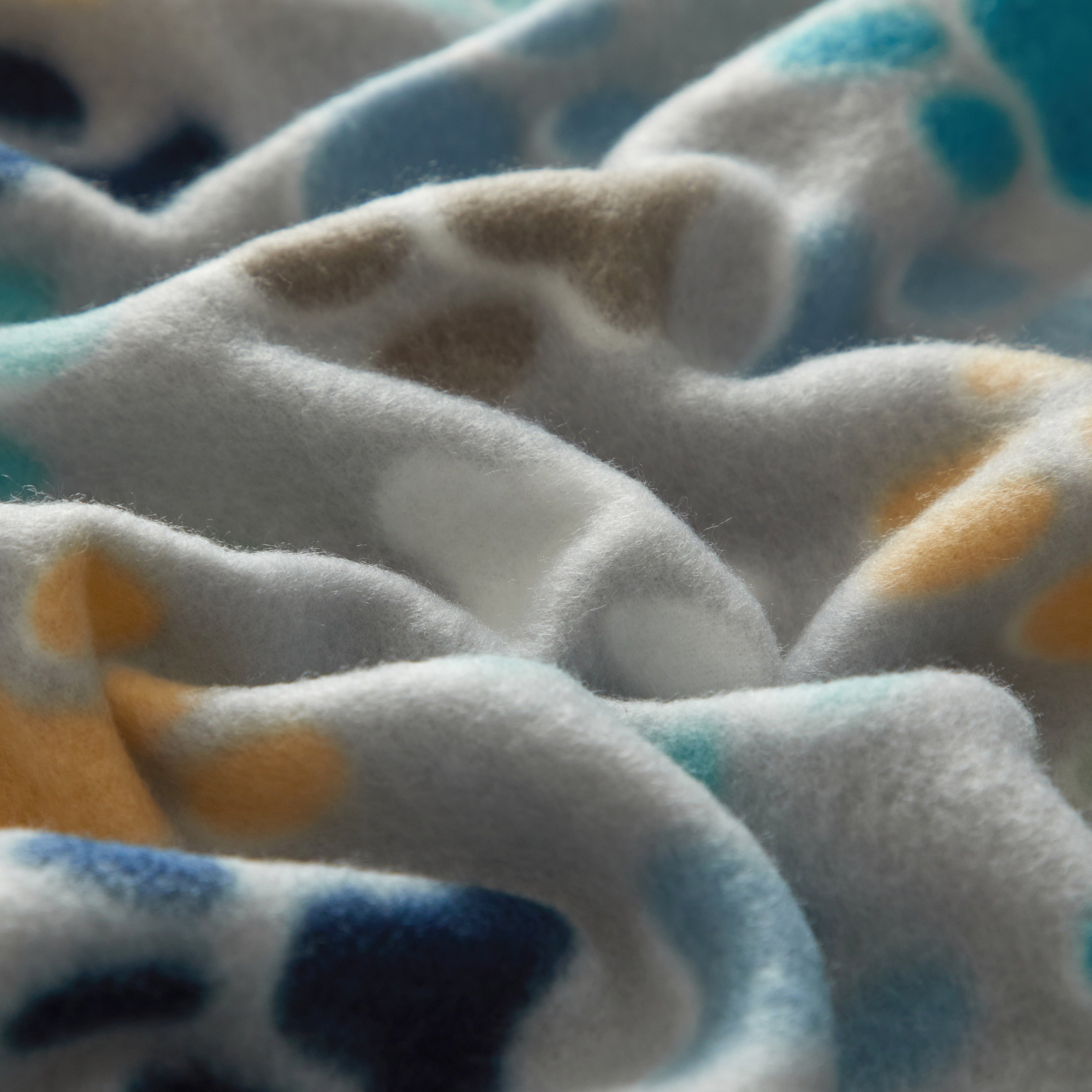 Reversible Sherpa (9 pack) Cozy Fleece Throw Blanket, Gray Paw 50" x 60", All Ages - Lightweight Plush Warm Blanket for All Seasons Detail