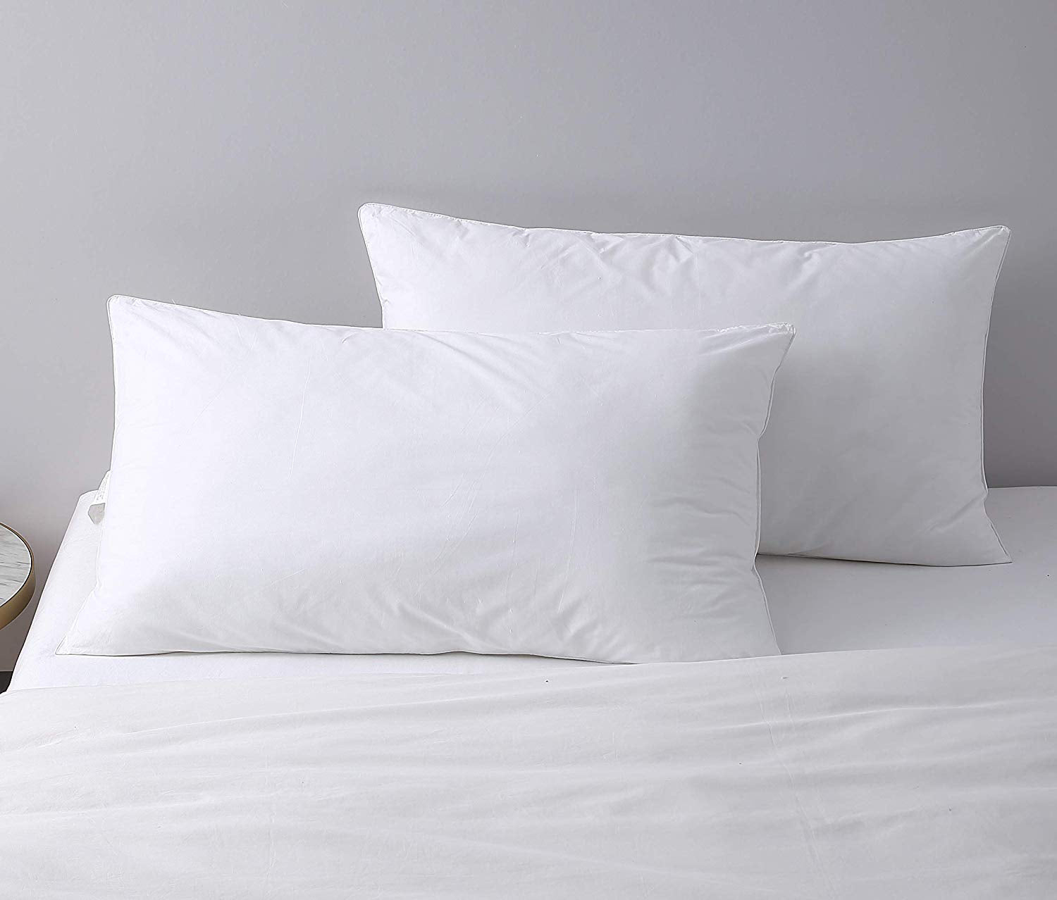 Ergonomic Memory Foam Bed Pillows King Size Pillows Set of 2, Pillows for Sleeping,Polyester Microfiber Cover,Super Soft Set of 2(... - Decorative Throw Pillow Cushion for Sofa & Bed Detail