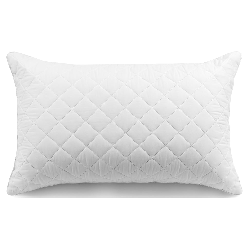 Decorative Plump Memory Foam Cluster Bed Pillow, Standard/Queen, 2 Pack - Decorative Throw Pillow Cushion for Sofa & Bed Detail
