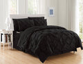 Heavyweight Warmth 8 Pieces Prestige Soft and Comfortable Collection Comforter Set, Full/Queen, Black - All-Season Down Alternative Comforter Insert - Default Title