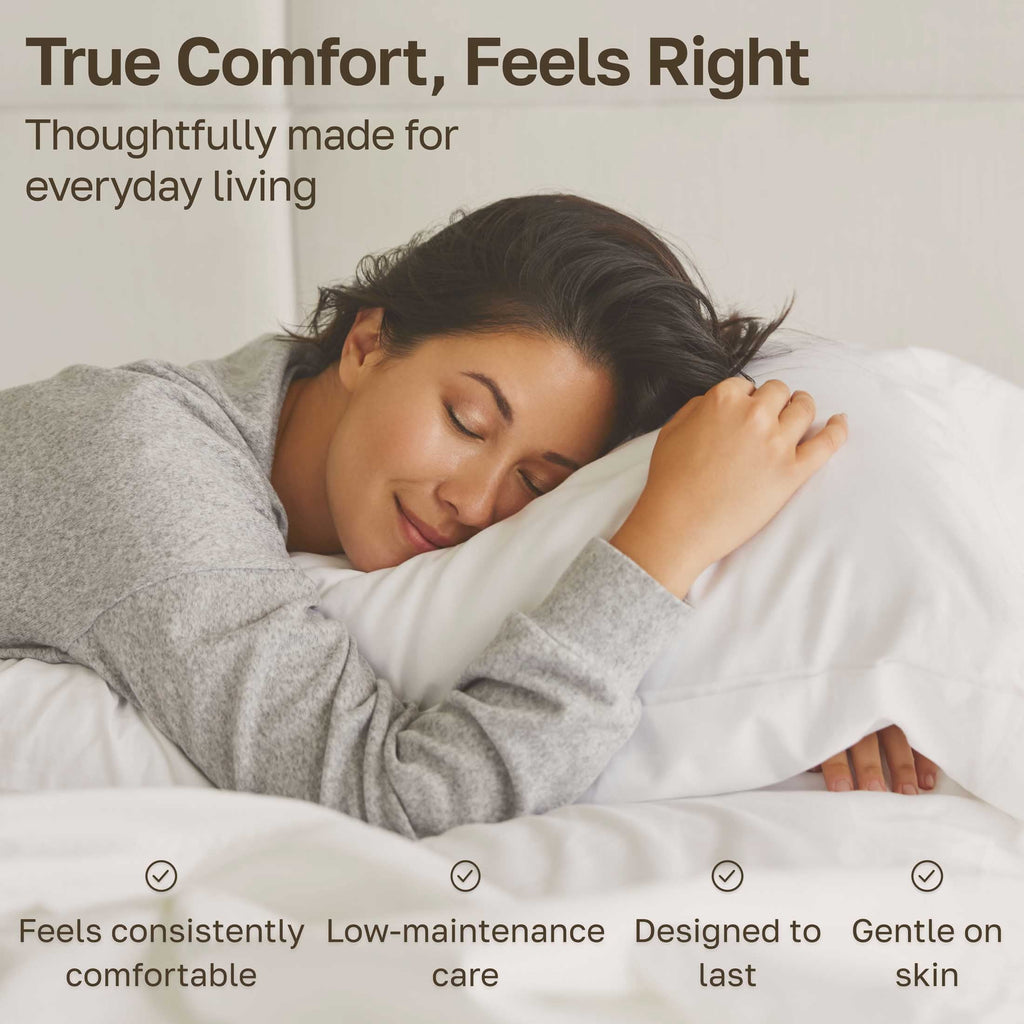 Premium Egyptian Cotton 100% Cotton Queen Sheets Set - 600 Thread Count 100% Cotton Sheets Queen, Sateen Deep Pocket Adult/Teen 4 Piece Bed Sh - Cooling Hotel Quality Bedding Sheets and Pillowcases Detail