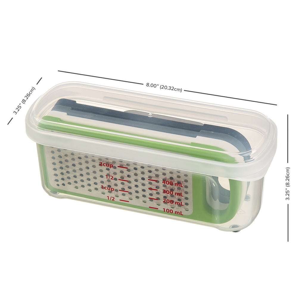 Time-Saving Compact Grate & Slice Set - Kitchen Gadget Tool for Quick Food Prep Detail