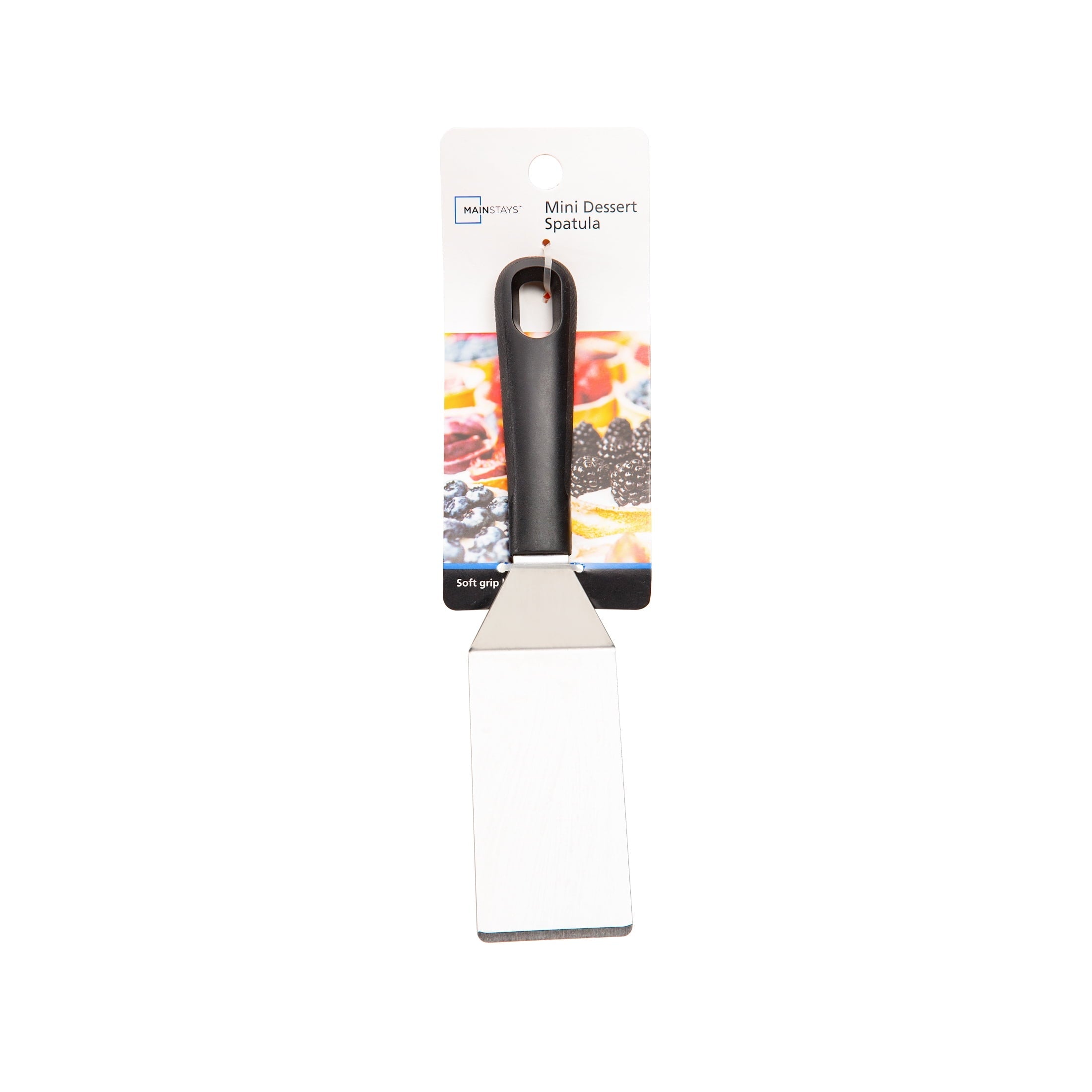 Professional Grade Stainless Steel Mini Dessert Spatula with Softgrip Handle for Serving Pancakes or Desserts - Professional Kitchen Tool for Culinary Enthusiasts Detail
