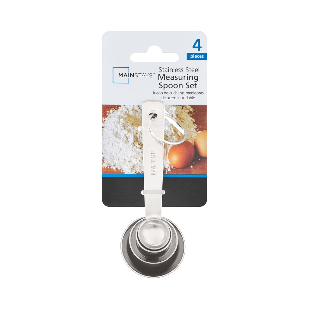 Innovative Kitchen Stainless Steel 4-Piece Nesting Measuring Spoons Set, Stainless Steel Finish - Innovative Kitchen Helper for Modern Cooking Detail