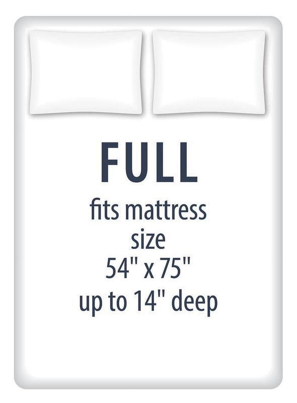 Cooling Sateen Kids Soft Microfiber Sheet Set, Navy Blue Stars, Full, 4 Pieces, Easy Care - Cooling Hotel Quality Bedding Sheets and Pillowcases Detail