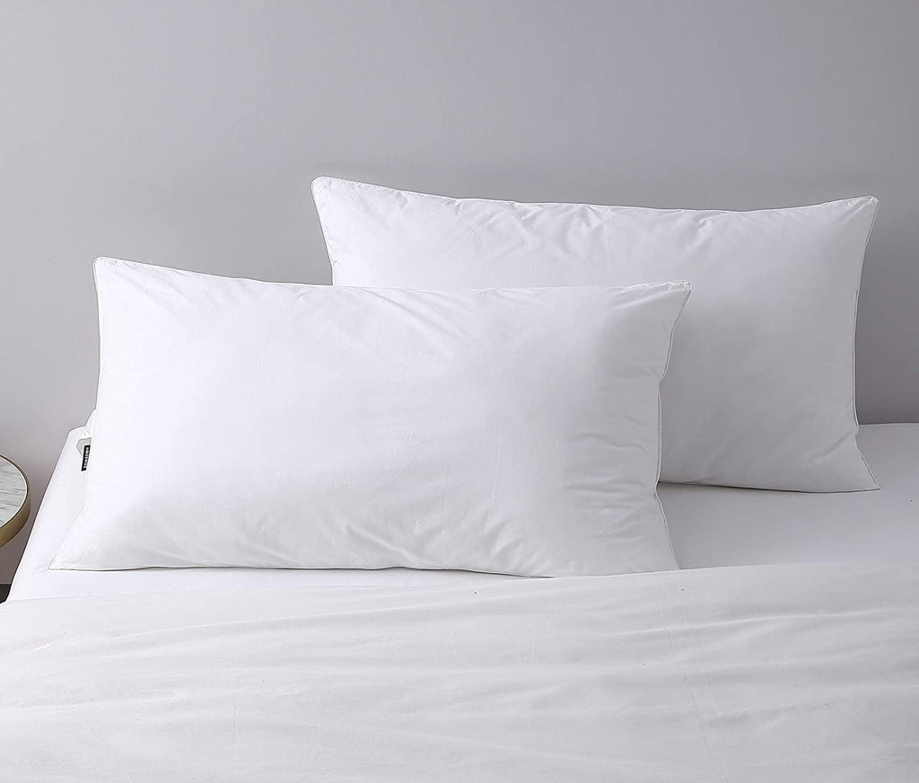 Ergonomic Memory Foam Bed Pillows King Size Pillows Set of 2, Pillows for Sleeping,Polyester Microfiber Cover,Super Soft Set of 2(... - Decorative Throw Pillow Cushion for Sofa & Bed Detail
