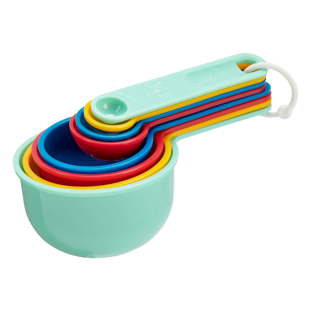 Innovative Measuring Cups And Spoons, Set Of 8 Nesting With Storage Ring - Multi-Functional Manual Food Chopper & Slicer Detail