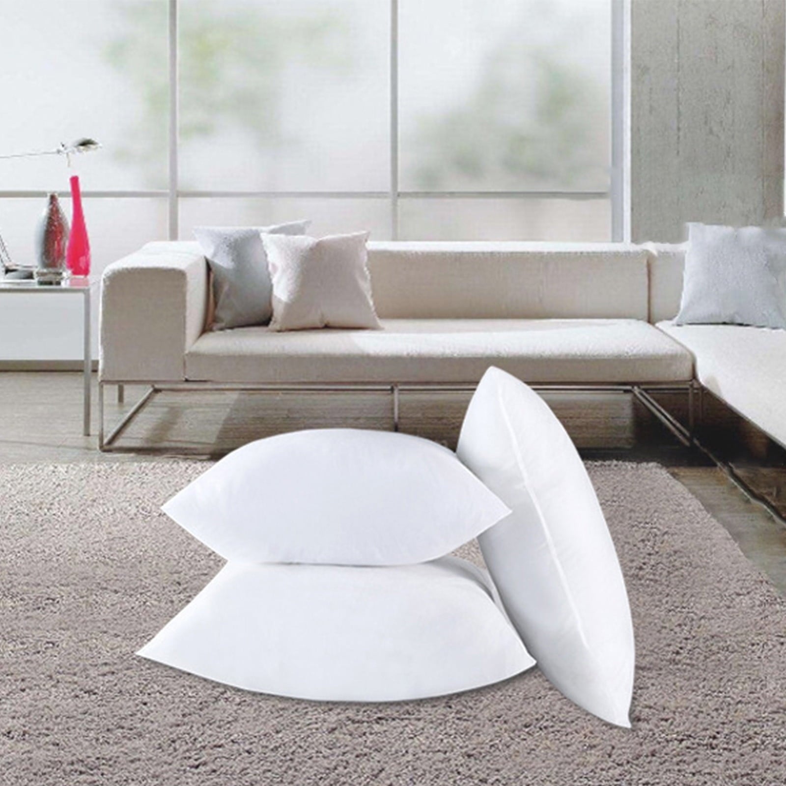 Decorative Plump Pillows Standard Size Set of 2, Bed Pillows for Sleeping, Standard Pillows 2 Pack for Back, Stomach or Side Sleepers,... - Ergonomic Memory Foam Pillow for Neck Pain Support Detail