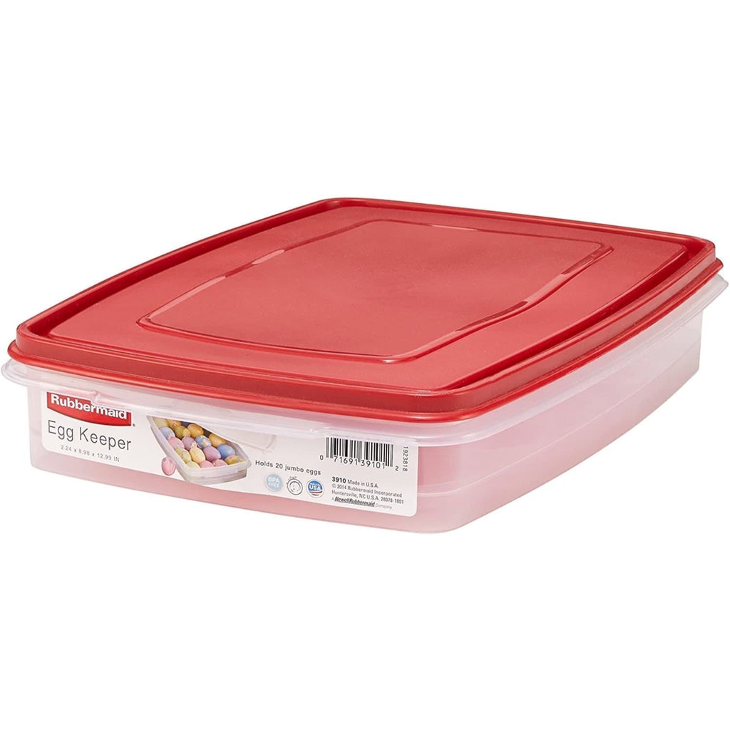 Playful Geometric Egg Keeper Food Storage Container, Clear/Red, 1 Count - Deliciously Soft Cupcake Sensory Glob Detail