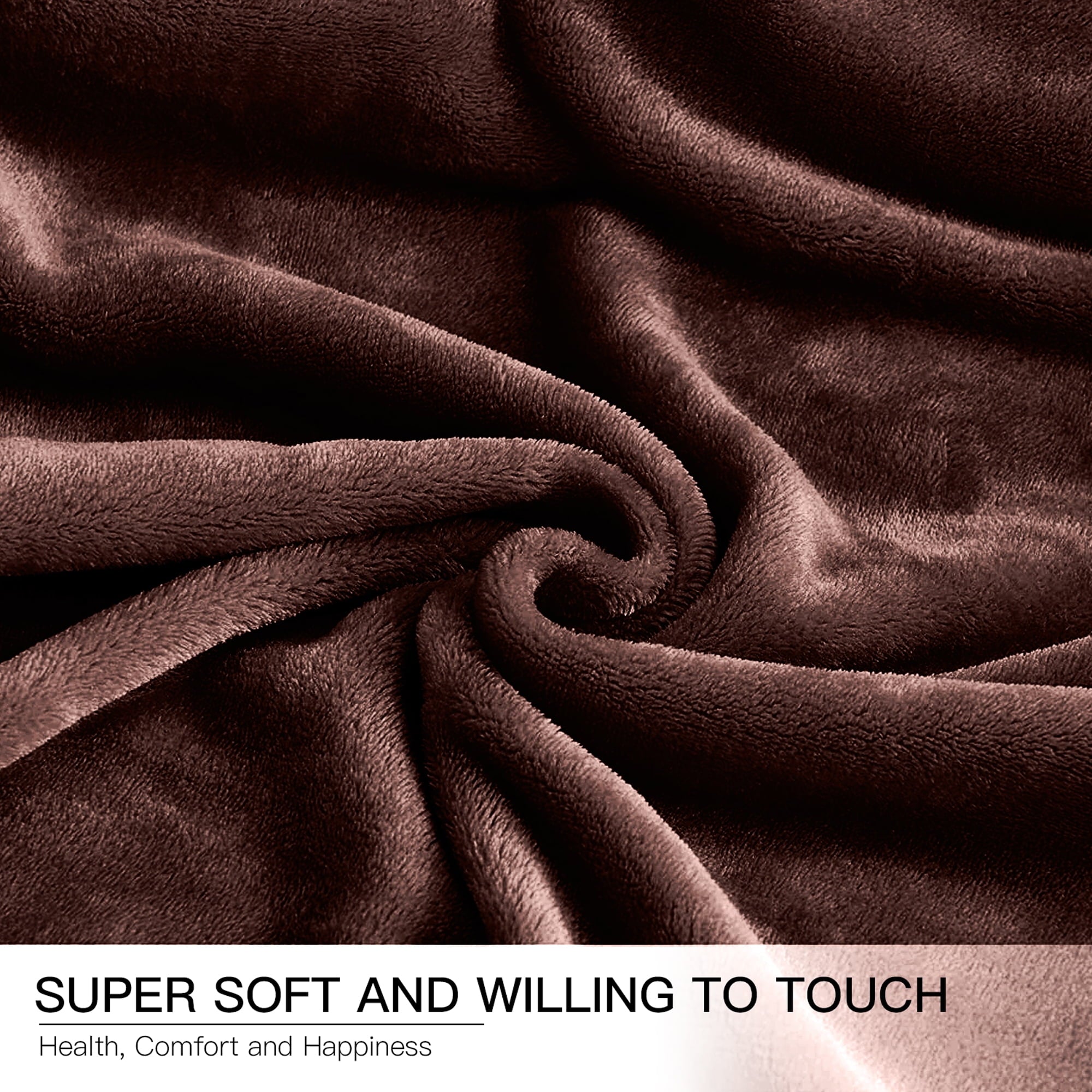 Decorative Knitted Throw Blanket, Fuzzy & Plush Warm Fleece Blanket, Throw Size Coffee Blankets for Couch Beds, Machine Washable Blanket... - Cozy Fleece Throw Blanket for Couch & Bed Detail