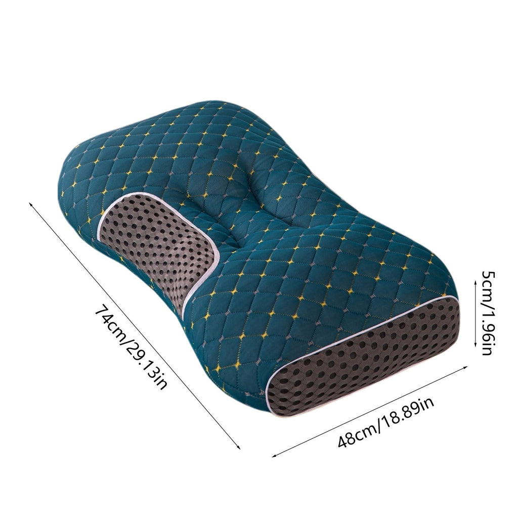 Hotel Collection 2-Pack Orthopedic Cervical Pillows For Deep Sleep Support - Non-Collapsing Memory Foam Pillow With Neck Pain Relief, ... - Orthopedic Shredded Foam Bed Pillow Set Detail