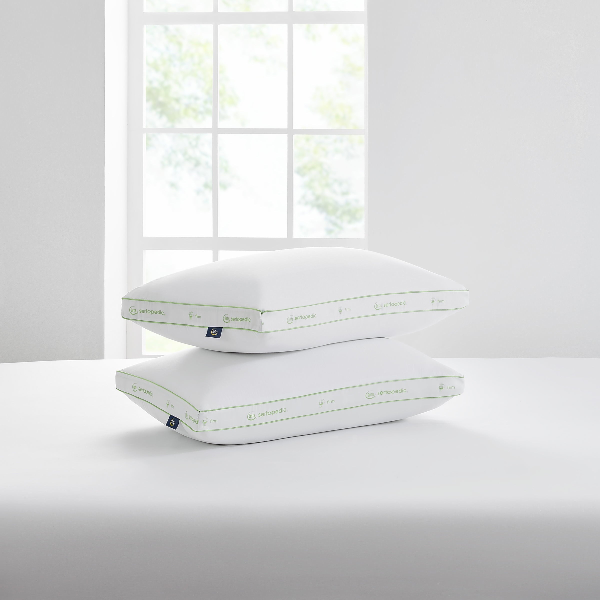 Ergonomic Memory Foam Firm Bed Pillow, Standard/Queen, 2 Pack - Ergonomic Memory Foam Pillow for Neck Pain Support Detail
