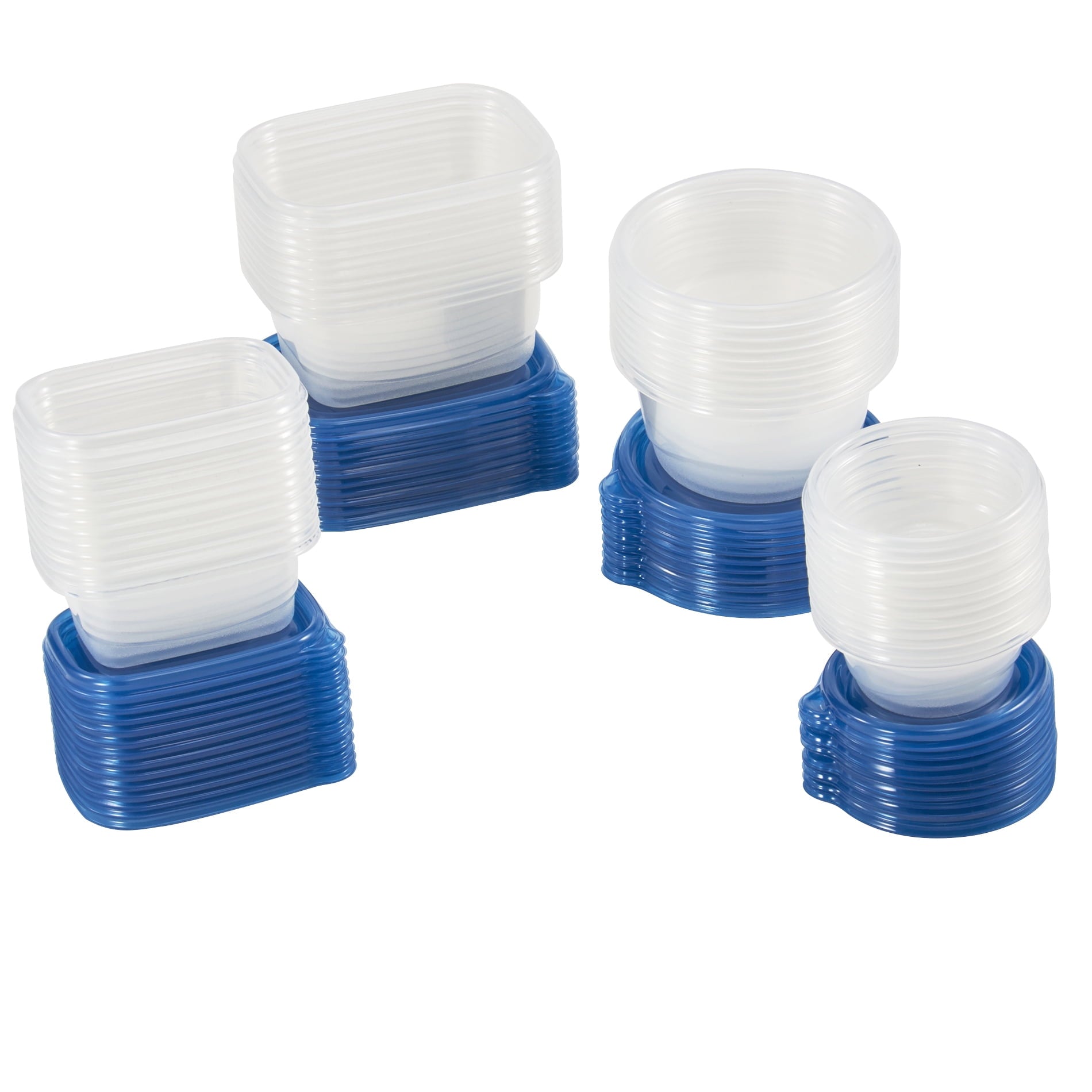 Whimsical Doughnut 92pc Plastic Food Storage Container set, Ideal Use for Refrigeration Storage and Organization,... - Deliciously Soft Cupcake Sensory Glob Detail