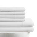 Wrinkle-Resistant Queen Size 6 Piece Bed Sheet Set White - Ultra Soft Microfiber Deep Pocket Wrinkle Free - Breathable Egyptian Cotton Flat & Fitted Sheets - Default Title