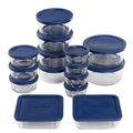 Sweet Treat Shaped Glass Food Storage Containers with SnugFit Lids, 30 Piece Set - Playful Star & Heart Shaped Geometric NeeDoh - Default Title