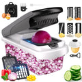 Innovative Vegetable Chopper Food Slicer, 15 in 1 Multi-Function Food Chopper for Onion, Veggie, Cheese Grater, Vegetable... - Innovative Kitchen Helper for Modern Cooking - Default Title